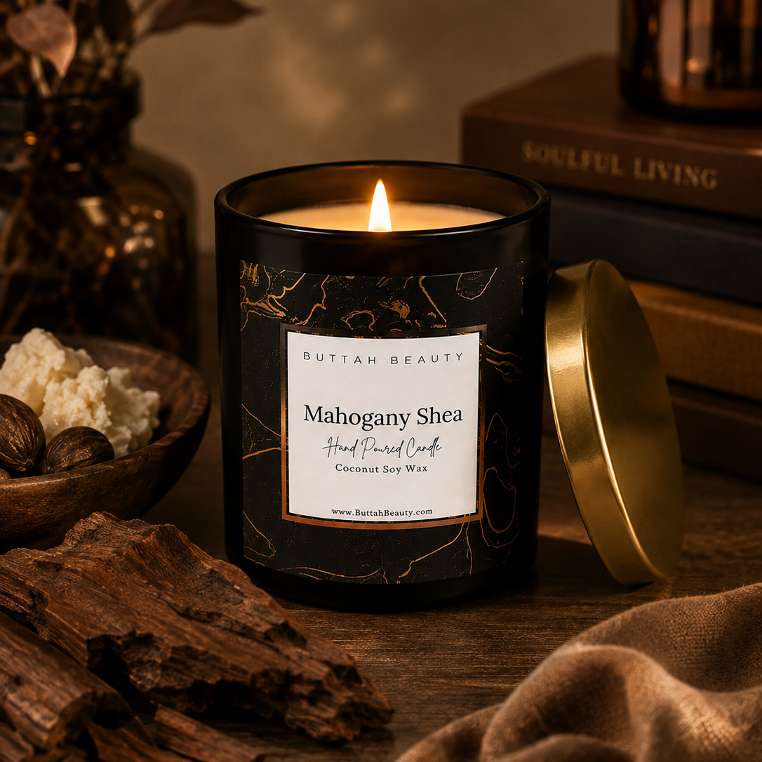 Mahogany Shea Candle